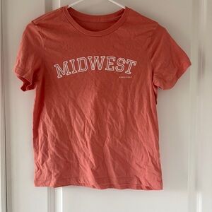 Coral Midwest Graphic Tee